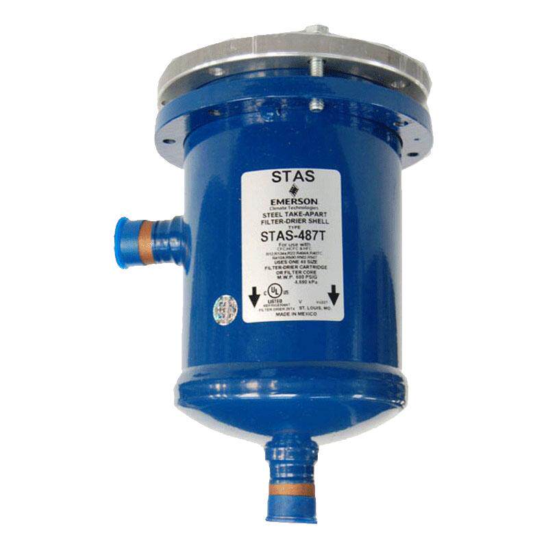 EMERSON艾默生干燥过滤桶 过滤器壳体 液管STAS-485T STAS-487T