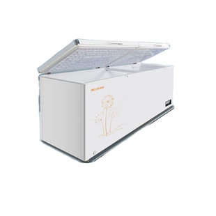 美菱冰柜节能电控钢板内胆商用家用低温速冻卧式冷藏冷冻单温