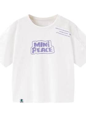 minipeace太平鸟童装女童短袖T