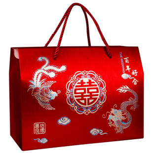 糖盒结婚喜糖袋子2025新款婚礼大号手提礼盒子伴手礼可装烟回礼袋