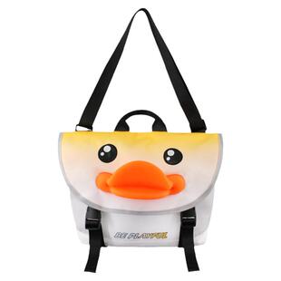 B.Duck小黄鸭单肩包斜挎通勤大容量包包女包可爱卡通防泼水托特包