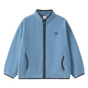 植木 儿童外套2026春新款男童户外保暖摇粒绒外套女童外套童装