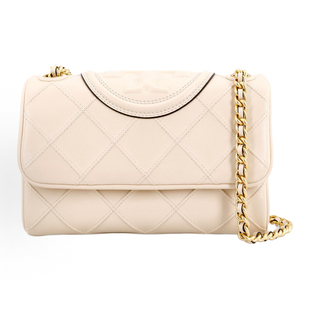 正品代购秋冬TB女包fleming羊皮菱格翻盖链条包休闲单肩包斜挎包