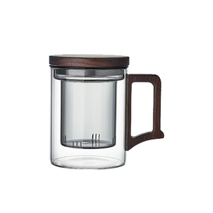 JOJO'S L. PD·auspicious·杯具家用耐高温玻璃杯茶水分离 |方祥