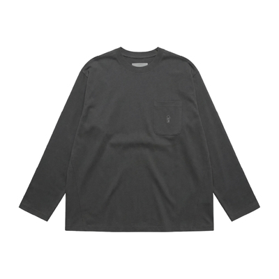 户外运动吸湿休闲宽松长袖T恤男