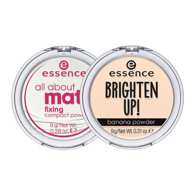 艾森丝essence自然香蕉粉饼定妆原装哑光蜜粉t定妆粉饼持久定妆