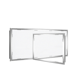 雷士集成吊顶平板灯浴霸转接框明装暗装铝合金边框300x300x600