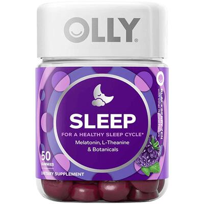 秒杀36！OLLY褪黑素茶氨酸软糖助眠晚安瓶
