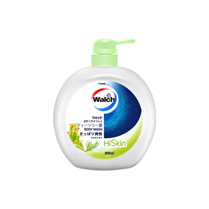 威露士保湿水透沐浴露茶树叶味800ml/瓶氨基酸持久留香植物修复