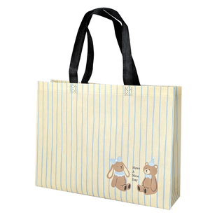 无纺布卡通兔子手提袋定制礼品袋童装购物袋子服装店包装袋定做