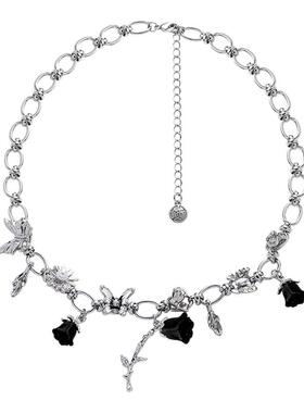 ACC原创多层珍珠并新中式锁骨链