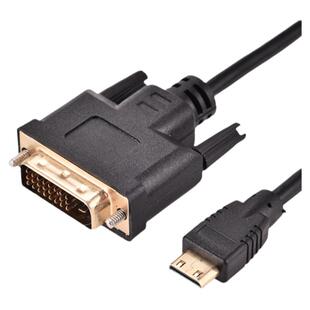 DVI转mini hdmi树莓派micro便携屏电脑显示器相机高清视频连接线