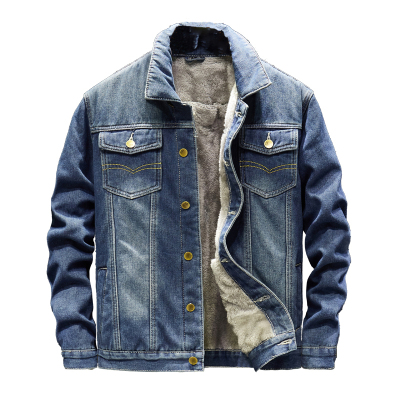 春秋新款白色牛仔外套男士韩版