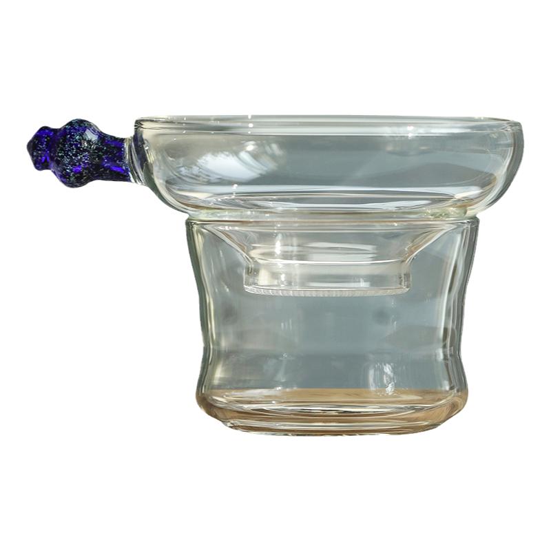 禾器茶漏茶滤一体滤网玻璃公道杯