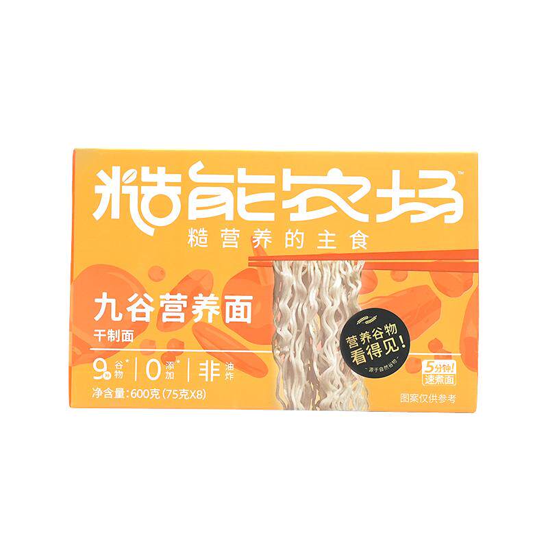 糙能农场九谷猴菇山药面非油炸