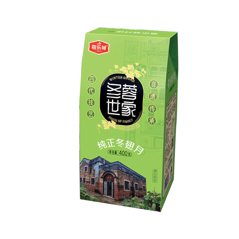 正宗台山冬蓉月饼400g简装蛋黄冬翅黑豆沙月饼独立小包装干净卫生