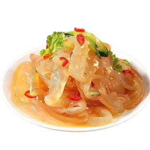 海蜇头开袋即食海蜇丝凉拌菜批发凉拌开胃下饭食品新鲜凉菜脆爽