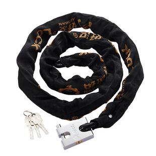 好汉锁具电动车锁链条锁摩托车锁加粗防盗锁三轮车锁自行车链子锁