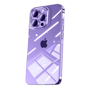 美国康宁 适用苹果15ProMax手机壳iPhone14pro新款透明13玻璃Plus保护套12镜头全包防摔女男款高级感高端机壳