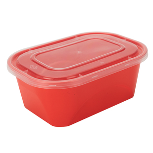 卤味/鸭脖外卖打包盒一次性餐盒长方形480/500ml快餐便当塑料饭盒