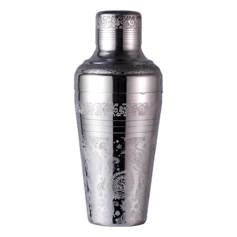 三段式摇酒壶雪克杯男爵调酒器