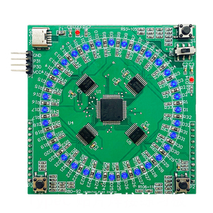 TypeC贴片焊接练习板套件LQFP64焊接套件16x16LED显示屏YH-540