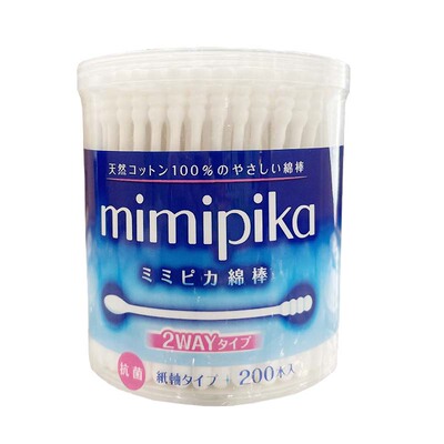 日本白元螺旋双头多用途棉签棒