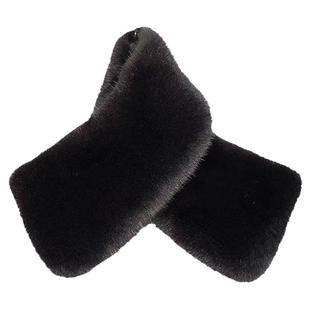 进口水貂毛领子男女通用方领貂皮草毛领单买皮大衣羽绒服毛领单卖