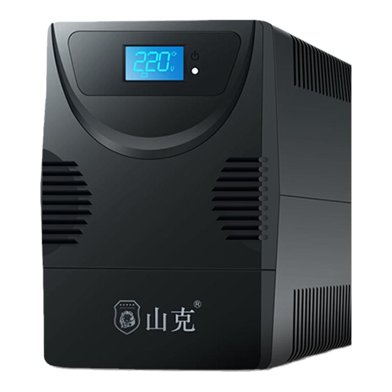 山克SK1000 ups不间断电源220V家用电脑稳压防停电备用应急 600W