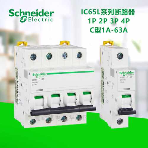 议价施耐德IC65L小型断路器1P2P3P4PC型空气开关16A25A32A63A不带