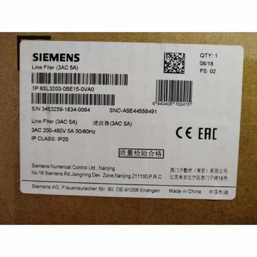 议价6SL3203-0BE15-0VA0西门子V90 C2进线滤波器6SL3203-0BE15-0V