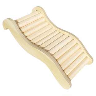 金丝芦丁鸡波浪爬梯仓鼠楼梯平台浴沙盆爬梯小屋笼子造景小鼠用品