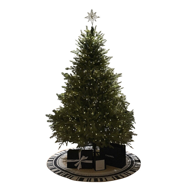 泓瀚全pe圣诞树加密韩国热销鞭炮灯云杉圣诞树家用圣诞节装饰摆件
