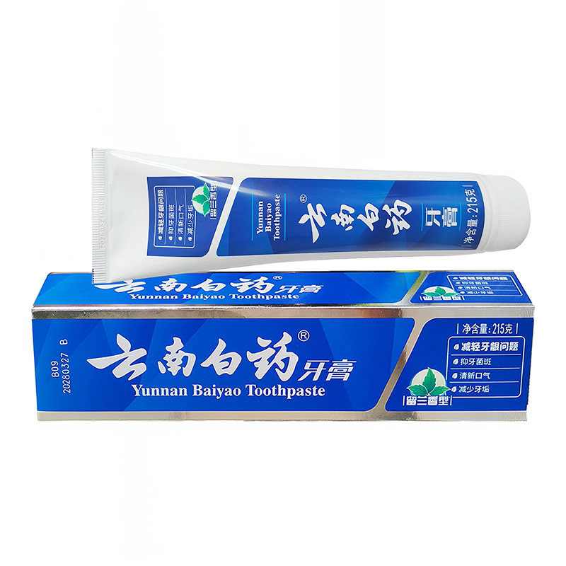 云南白药牙膏留兰香型215克