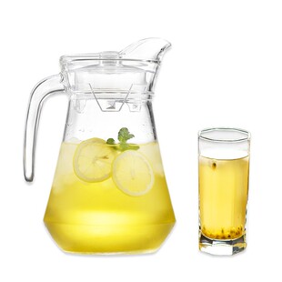 冷水壶玻璃凉水壶瓶家用大容量泡茶壶防爆耐热高温凉白开水杯套装