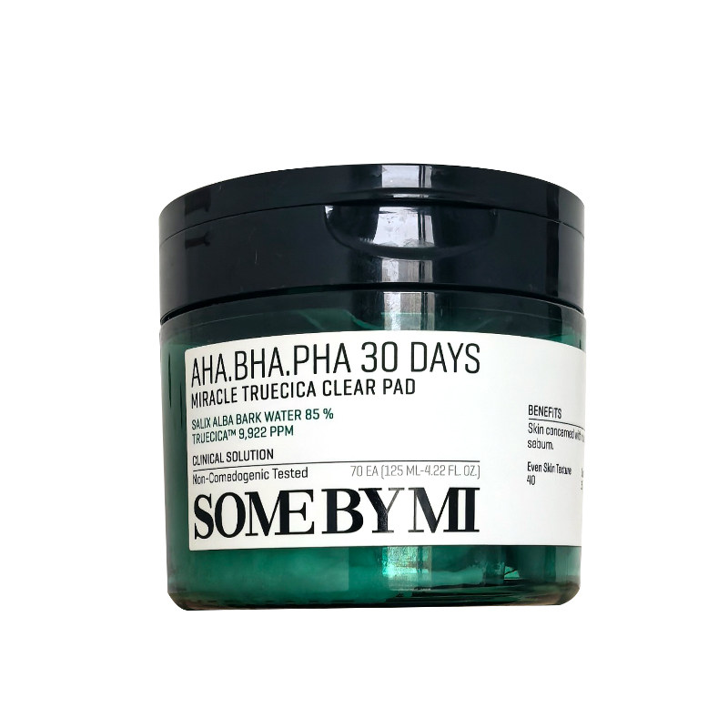 韩国somebymi30天奇迹面部清洁棉片去皮脂角质化妆棉敏感肌洁净棉