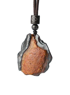 天然陨石吊坠哈密彩陨项链真品