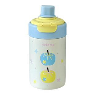 恒度原创星星苹果保温杯女生高颜值学生316不锈钢双饮吸管保温杯