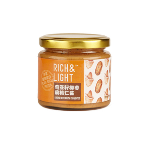 RichLight芮厨奇亚籽椰枣扁桃仁酱杏仁酱面包酱涂抹坚果酱无糖精
