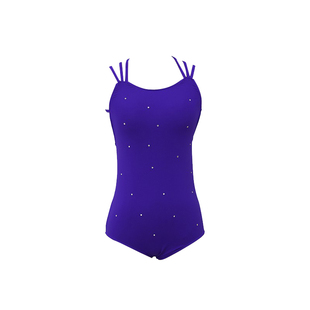 福诺21色女童成人花样滑冰服长袖连体训练表演skating bodys锦纶1