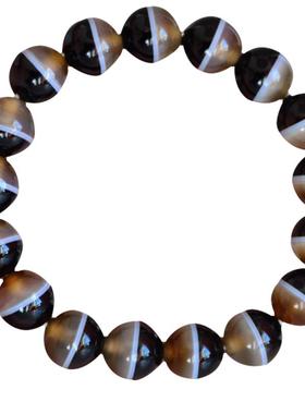 蚕丝玛瑙手链天然缠丝招财时尚