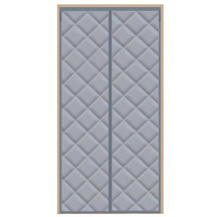 棉门帘加厚冬季农村平方家用冬天免打孔透明磁吸粘条厚款防寒保暖