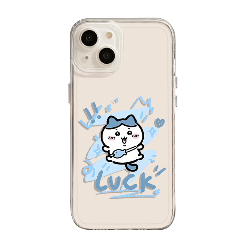 chiikawa情侣适用苹果16promax手机壳iPhone15乌萨奇14小八13吉伊12mini可爱11新款8plus全包xs透明xr/x硅胶7