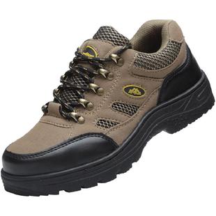 劳保鞋男款士钢头工作鞋子防砸防刺穿工地轻便耐磨钢板冬季棉电焊