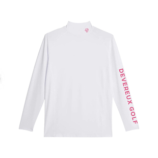 DEVEREUX高尔夫长袖T恤打底衫薄半高领冰丝户外速干骑行防晒衣男