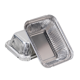 锡纸盒空气炸锅家用圆形铝箔盒整箱烘培家用锡纸一次性打包盒