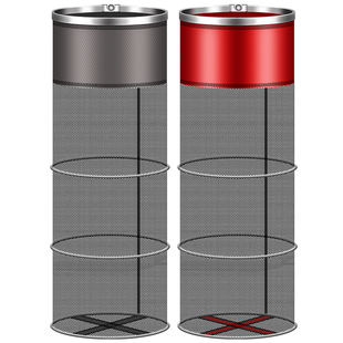 便携小鱼护速干小型野钓专用渔护涂胶防挂钓鱼网兜小号装鱼袋渔户