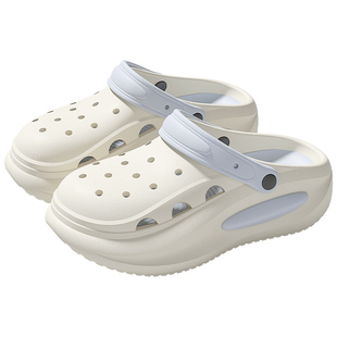 洞洞鞋女款夏季外穿2026新款厚底足弓支撑eva防滑防臭凉拖鞋女士