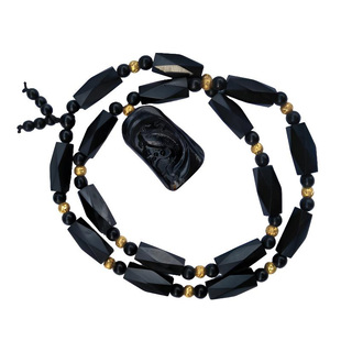 海铁树棱形珠天然海柳黑珊瑚海底树海骨时尚商务男女项链气质礼品