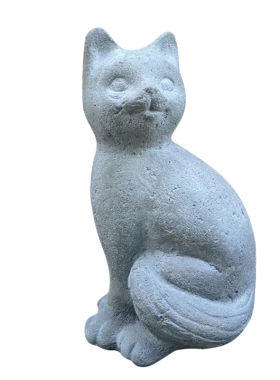 花园庭院创意动物卡通户外树脂花园造景装饰园艺招财猫咪摆件